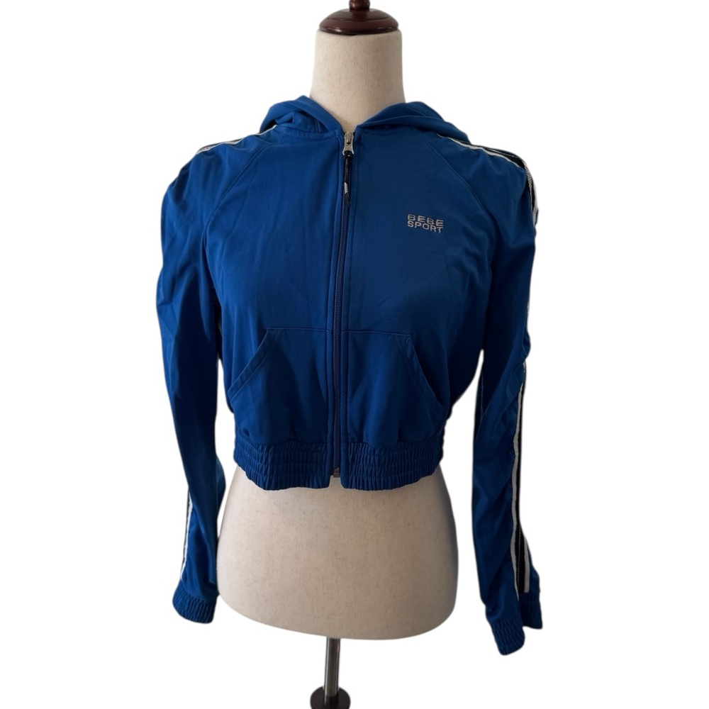Blue Women's Hooded Jacket Bebe Sport S